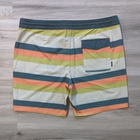 Men's Hybrid Stretch Flex Board Shorts Swim Trunks 40 XL O'Neill Blanket Stripe - Picture 8 of 8